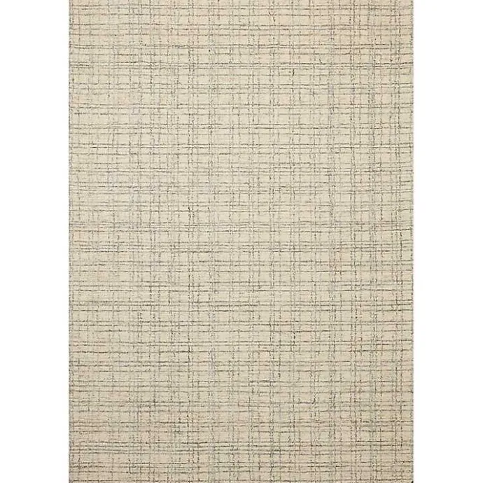 Best Kirklands Home Chris Loves Julia x Loloi Polly Tan Grid Rug, 3x5