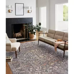 Best Kirklands Home Chris Loves Julia x Loloi Rosemarie Coal Rug, 6x9
