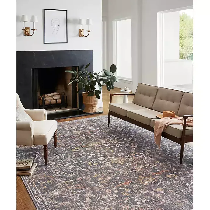Best Kirklands Home Chris Loves Julia x Loloi Rosemarie Coal Rug, 6x9
