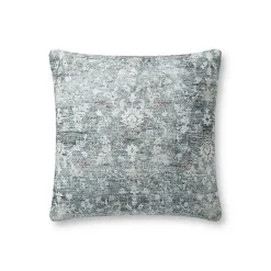 Online Kirklands Home Chris Loves Julia x Loloi Blue Vintage Pillow Gray