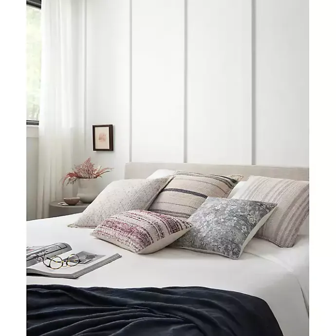 Online Kirklands Home Chris Loves Julia x Loloi Blue Vintage Pillow Gray