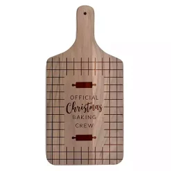Discount Kirklands Home Christmas Baking Crew Cutting Board Brown