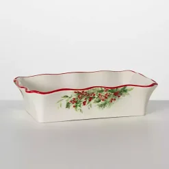 Outlet Kirklands Home Christmas Cardinal Serving Dish