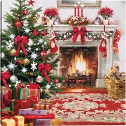 Best Kirklands Home Christmas Hearth Canvas Art Print Multi