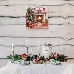 Best Kirklands Home Christmas Hearth Canvas Art Print Multi
