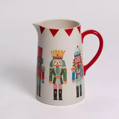 New Kirklands Home Christmas Nutcracker Pitcher