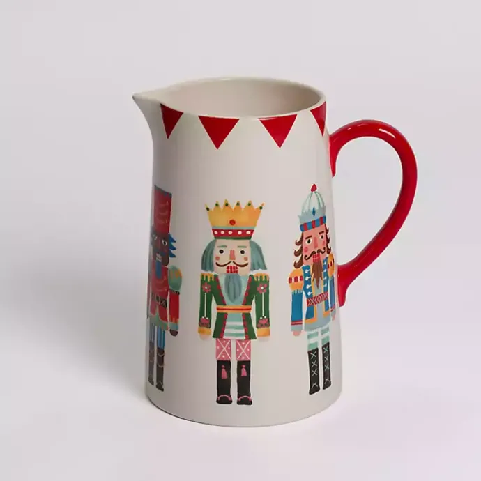 New Kirklands Home Christmas Nutcracker Pitcher