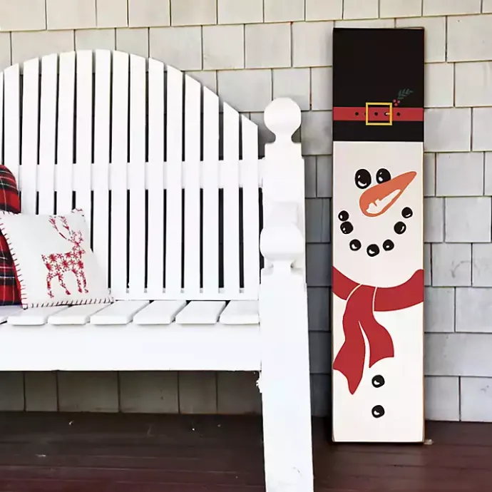 Kirklands Home Christmas Snowman Leaner Decoration