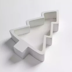 Online Kirklands Home Christmas Tree Decorative Tray White