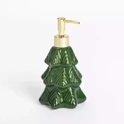Sale Kirklands Home Christmas Tree Soap Dispenser Green