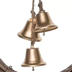 Clearance Kirklands Home Christmas Wreath with Gold Bells