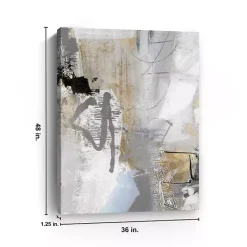 Best Kirklands Home Chromatized II Canvas Art Print Gray