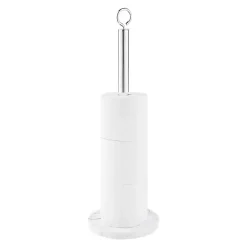 Discount Kirklands Home Chrome and White Marble Toilet Paper Holder