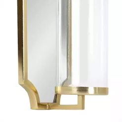 Outlet Kirklands Home Ciel Mirrored Pillar Candle Sconce Gold