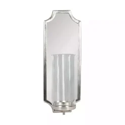 Discount Kirklands Home Ciel Mirrored Pillar Candle Sconce Silver