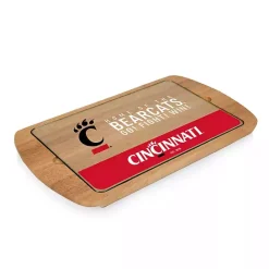 Online Kirklands Home Cincinnati Bearcats Wood and Glass Serving Board