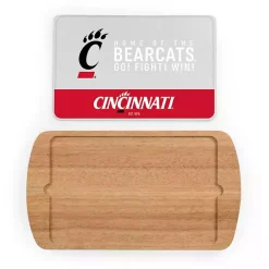Online Kirklands Home Cincinnati Bearcats Wood and Glass Serving Board