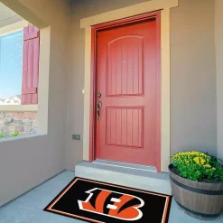 Best Kirklands Home Cincinnati Bengals Area Rug, 3x4 Black