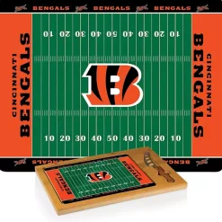 New Kirklands Home Cincinnati Bengals Cutting Board & Knife Set