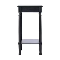 Sale Kirklands Home Classic Tegan Square Accent Table Black
