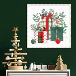 Best Kirklands Home Classic Christmas Gifts Framed Canvas Art Print
