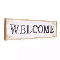 Best Kirklands Home Classic Wooden Welcome Wall Plaque