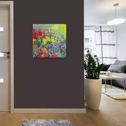 Kirklands Home Clay Flowers Canvas Art Print Multi