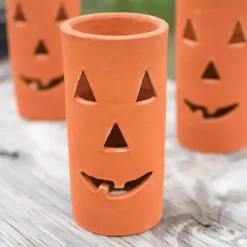 Best Kirklands Home Clay Jack O' Lanterns, Set of 6 Orange