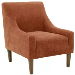 Outlet Kirklands Home Clay Upholstered Shea Accent Chair Orange