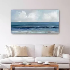 Sale Kirklands Home Clear Seas Canvas Art Print Blue