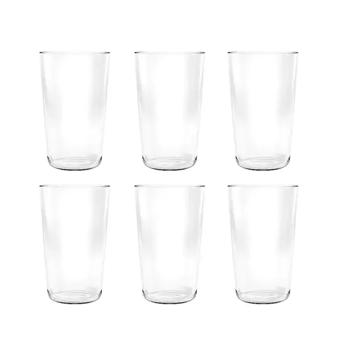 Best Kirklands Home Classic Tall Tumbler Glasses, Set of 6 Clear