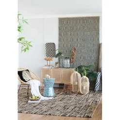 New Kirklands Home Fishnet Wire Wrapped Vase Clear