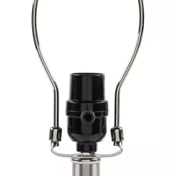 Sale Kirklands Home Clear Glass Hobnail Table Lamp Gray