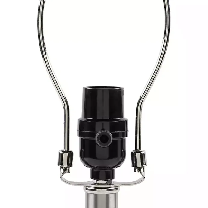 Sale Kirklands Home Clear Glass Hobnail Table Lamp Gray