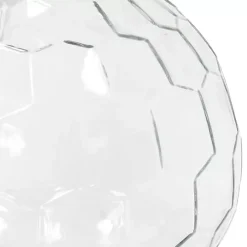 Clearance Kirklands Home Clear Glass Honeycomb Table Lamp White