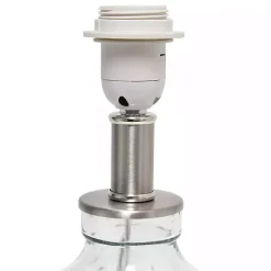 Clearance Kirklands Home Clear Glass Honeycomb Table Lamp White