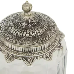 Best Kirklands Home Clear Glass Jars with Decorative Lids, Set of 3