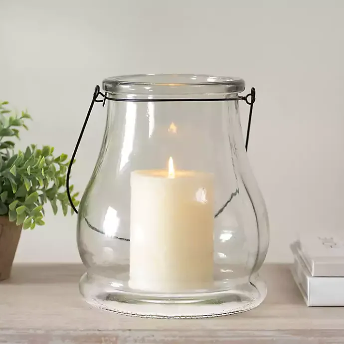 Online Kirklands Home Glass Lantern, 10.5 in. Clear