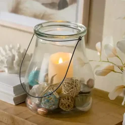 Online Kirklands Home Glass Lantern, 10.5 in. Clear