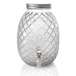 Online Kirklands Home Glass Pineapple Beverage Dispenser Clear