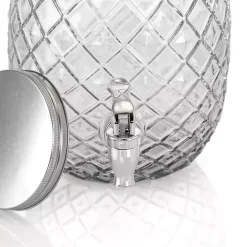 Online Kirklands Home Glass Pineapple Beverage Dispenser Clear