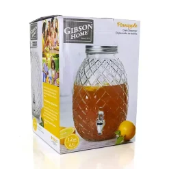 Online Kirklands Home Glass Pineapple Beverage Dispenser Clear