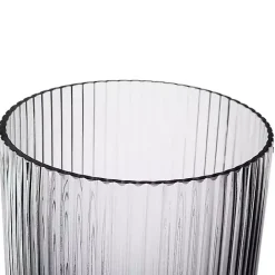 New Kirklands Home Glass Vase with Pedestal Base Clear