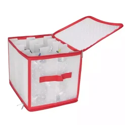 Kirklands Home Clear Zip Christmas String Lights Storage Box