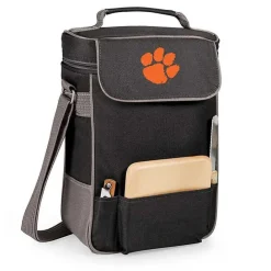 Clearance Kirklands Home Clemson Tigers Wine & Cheese Tote Black