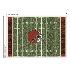 Best Kirklands Home Cleveland Browns Home Field Area Rug, 6x8 Green