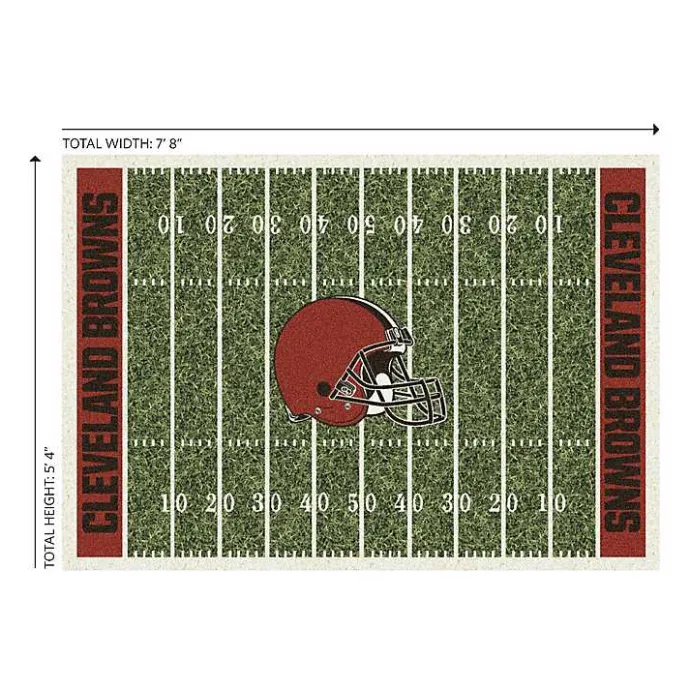 Best Kirklands Home Cleveland Browns Home Field Area Rug, 6x8 Green