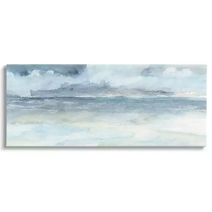 Online Kirklands Home Cloudy Ocean Waves Canvas Art Print, 48x20 in.