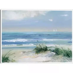 Hot Kirklands Home Coastal Breezes Framed Canvas Art Print Blue