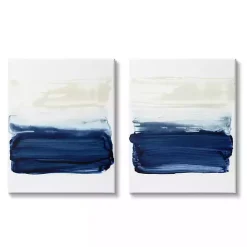 Best Kirklands Home Coastal Brushstrokes Canvas Art Print, Set of 2
